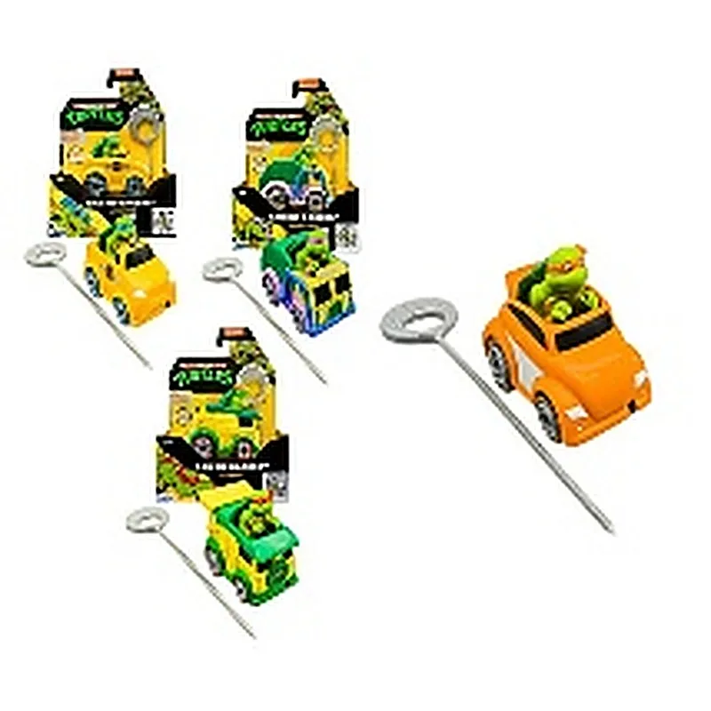 TORTUGAS NINJA CUADRIPATINETA PULL-BACK CON LANZADOR