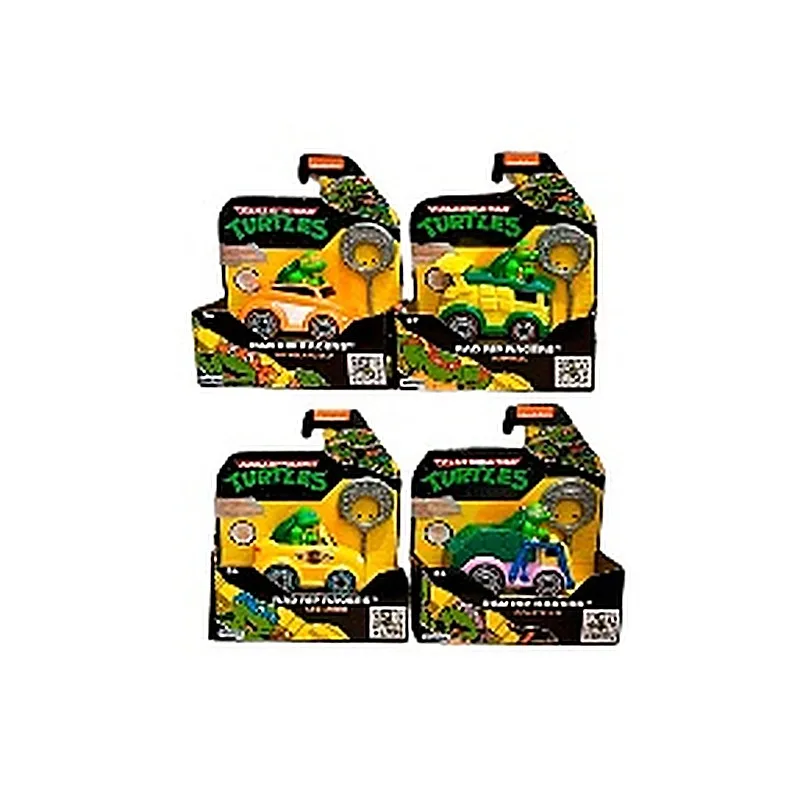 TORTUGAS NINJA VEHICULOS PULL-BACK CON LANZADOR