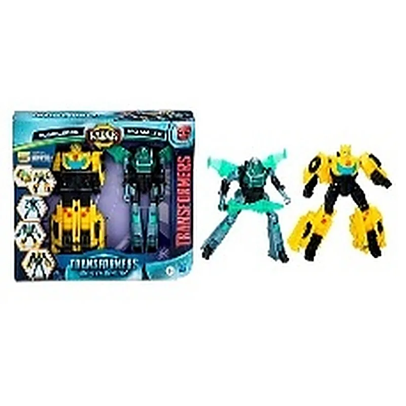 TRANSFORMERS EARTHSPARK CYBER-COMBINER BUMBLEBEE Y MO MALTO