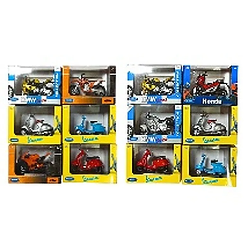 (W12806) WELLY MOTOS 16 MODELOS